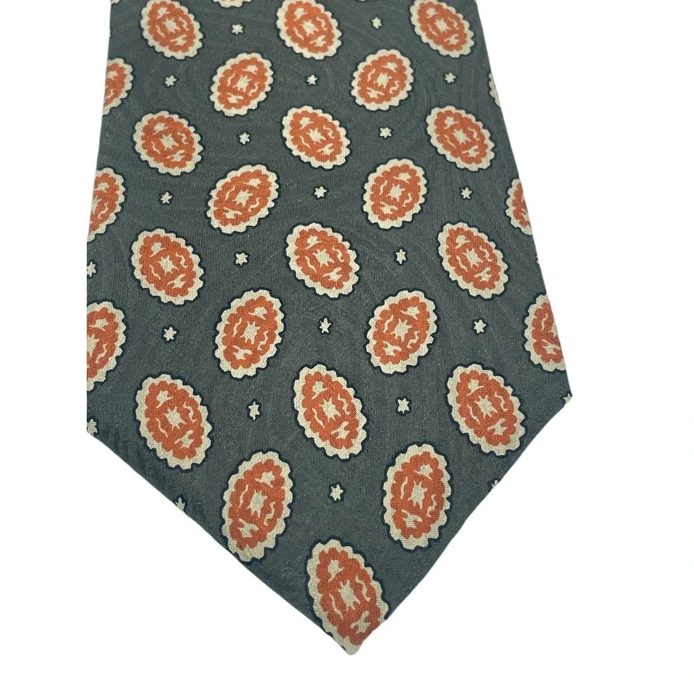 Tiffany & Co. Made In Italy Brown Paisley‎ Sz 57